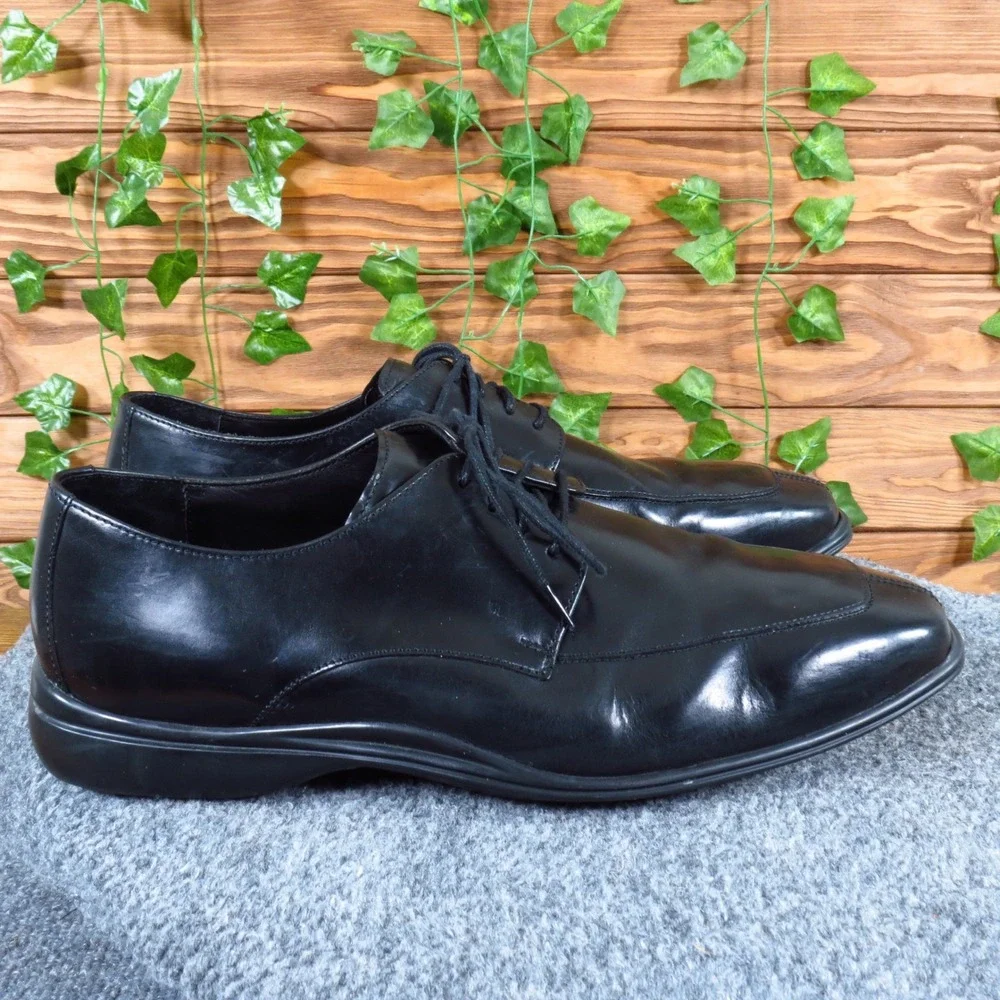 Cole Haan Air Giraldo Mens Apron Toe Oxford 10.5‎ M Dress Shoes Black Leather